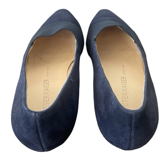 Peter Kaiser Women’s Navy Blue Suede Pumps 3.5 UK / 6 US Pointed Toe Heels - Picture 2 of 4